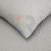 3 Pcs Ultrasonic Bedspread - Light Grey (003)